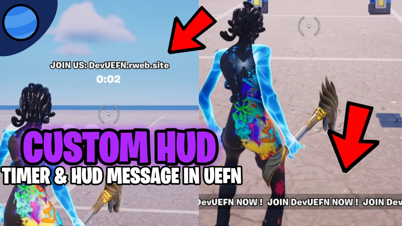 Custom TIMER/HUD MESSAGE DEVICE Huds For UEFN